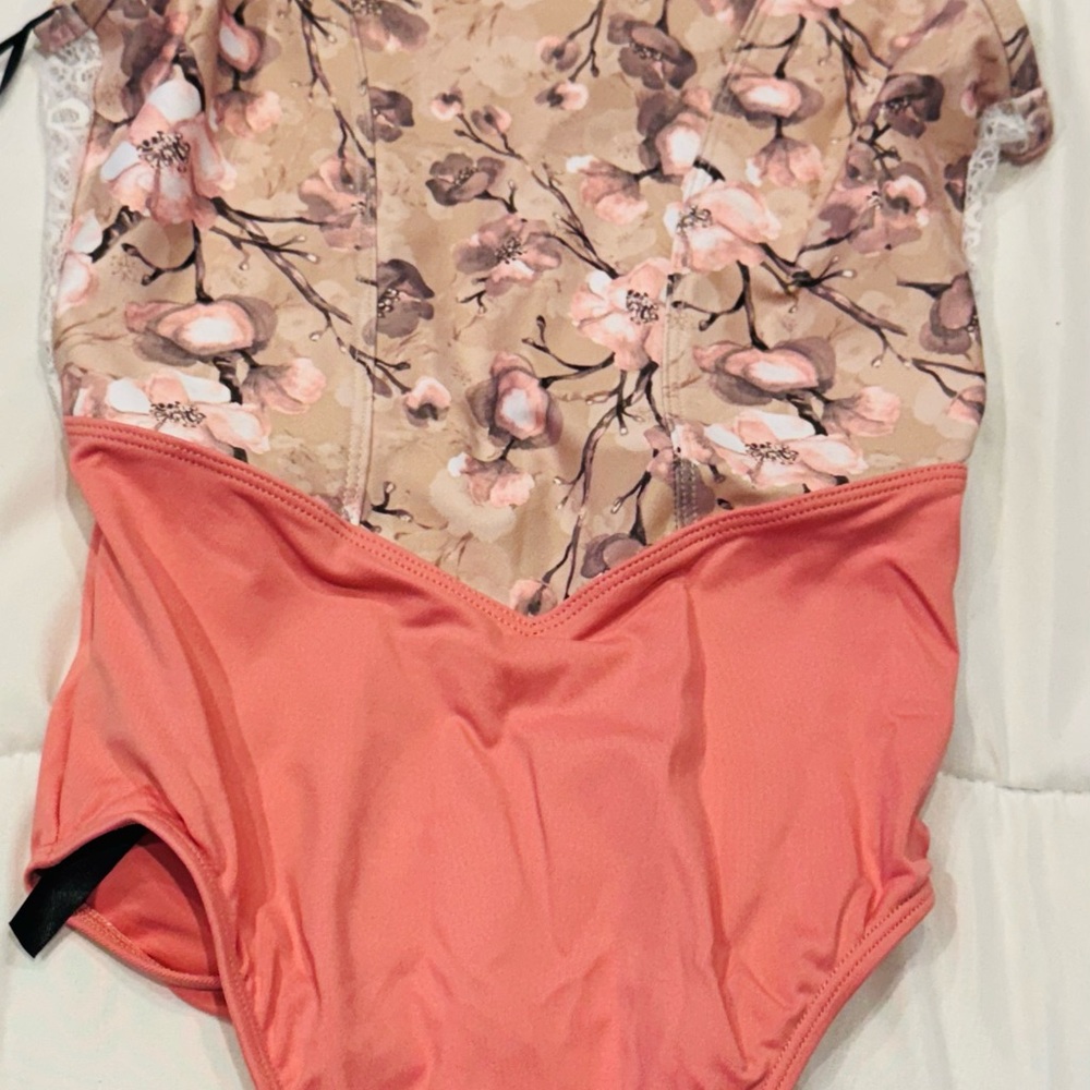 Danse De Paris Leotard with Matching Skirt and Scrunchie